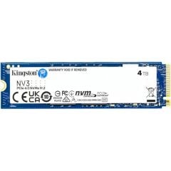 Kingston NV3 4TB NVMe PCIe 4.0 x4 M.2 2280 SSD (6000MB Okuma / 5000MB Yazma)