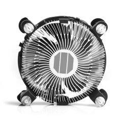 Dark DKCCL170 Intel LGA1700 Uyumlu 92 mm 4‑Pin PWM Hidrolik Rulmanlı Alüminyum Hava Soğutma İşlemci Fanı Sessiz 22 dBA Siyah