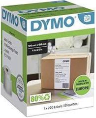DYMO S0904980 LW 4XL Ekstra Geniş Sevkiyat Etiketi, 220 Etiket-Paket, 104 x 159 mm