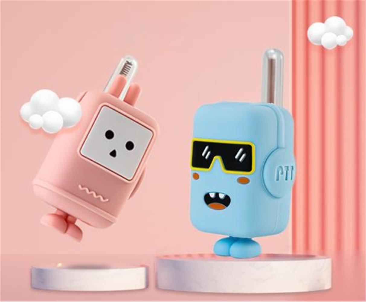 WowKids XJ16 Şarjlı Çocuk Walkie Talkie 1 Km Pink-Blue PMR Telsiz