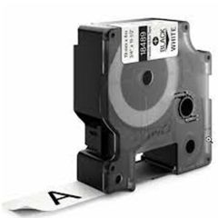 DYMO 18489 RhinoPRO Esnek Naylon Şerit 19mm x 3,5m Beyaz-Siyah