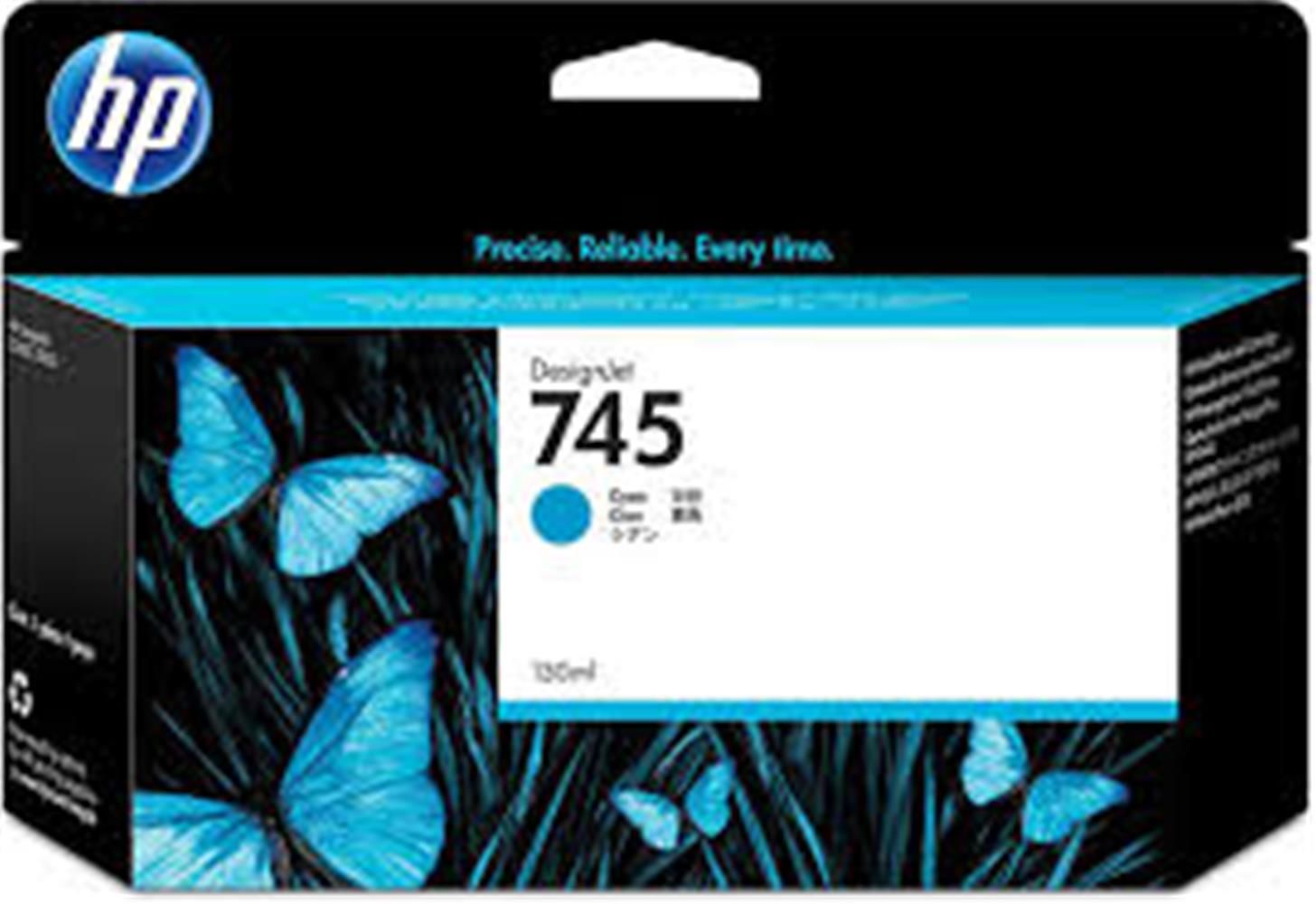 HP 745 130 ml Cyan (Mavi) DesignJet Plotter Kartuşu - F9J97A
