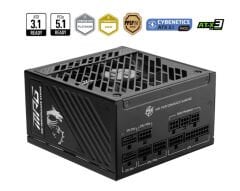 MSI MPG A1250GS PCIE5 1250W 80+ Gold Tam Modüler 135mm Fanlı Güç Kaynağı