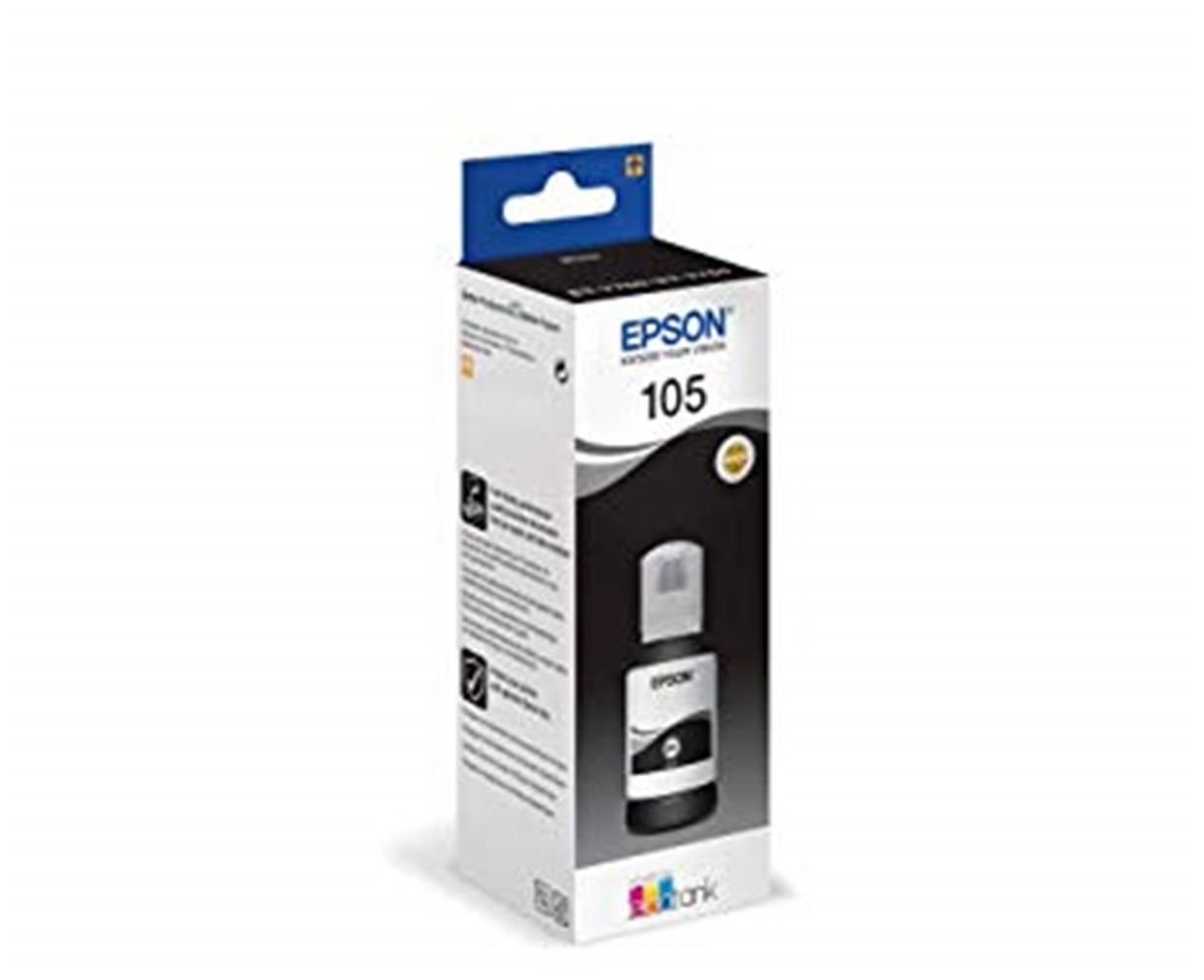 Epson 105 EcoTank Black (Siyah) Pigment Ink Bottle T00Q140 (140 ml)