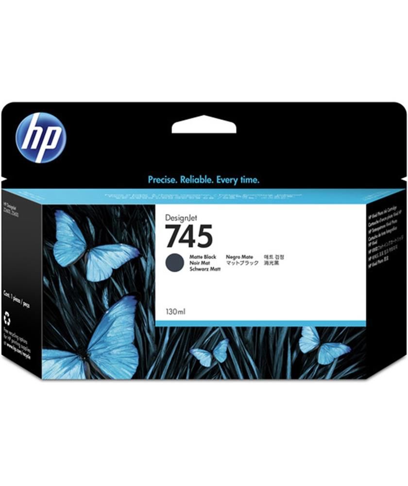 HP 745 130 ml Matte Black (Mat Siyah) DesignJet Plotter Kartuşu - F9J99A