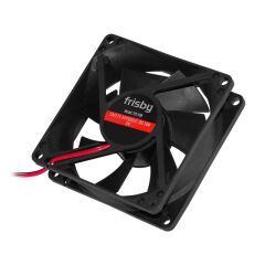 FRISBY FCL‑F8B 80 mm 4‑Pin Siyah Sleeve Bearing Kasa Fanı 2400 RPM 25.36 CFM 27.9 dBA