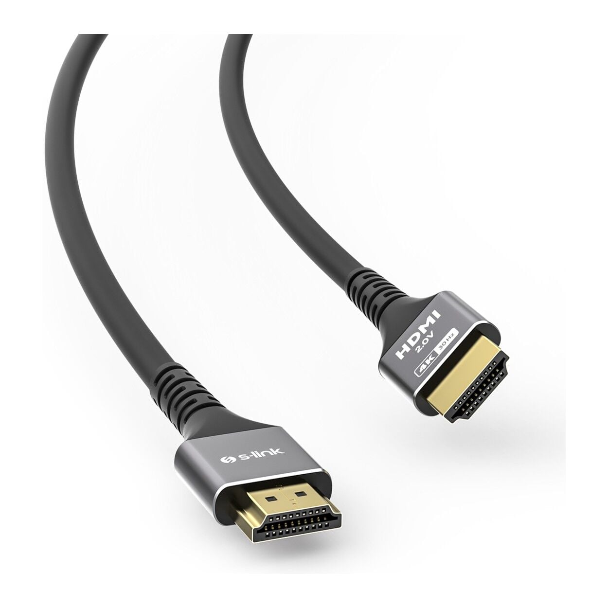 S-LINK SLX-HD4K05 19+1 HDMI to HDMI 5m Metal v2.0 4K (4096*2160) 60Hz Kablo