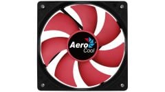 Aerocool AE‑CFFR120PRD Force 12cm PWM 4‑Pin Kırmızı RGB Sessiz Fan 600‑1500 RPM 42.1 CFM Hidrolik Rulman 60 000 Saat Ömür