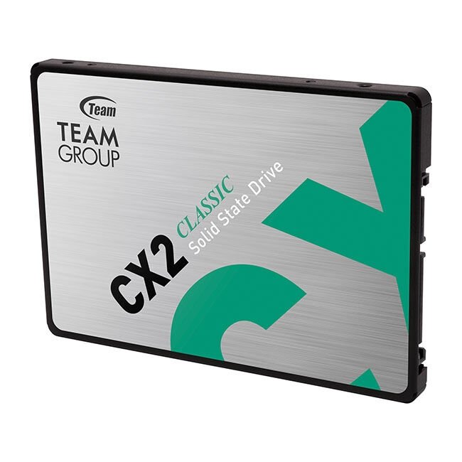 Team CX2 256GB 2.5'' SATA SSD – 520MB/s Okuma / 430MB/s Yazma