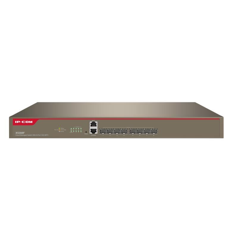 IP‑COM X5308F 8×10 Gbps SFP+ + 1× Console Port L3 Cloud‑Yönetilebilir Rackmount Switch (X‑Series)