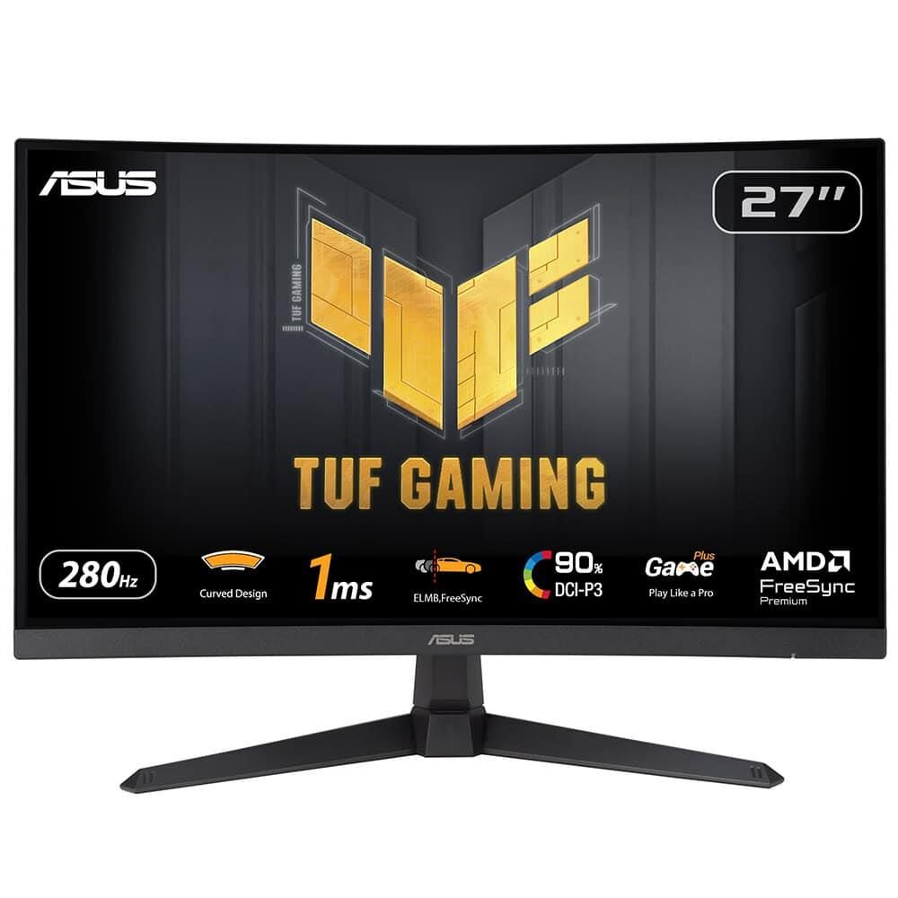 ASUS 27'' TUF Gaming VG27VQM1B 1920x1080 FHD 280Hz 1ms Adaptive-Sync Fast VA Kavisli Gaming Monitör