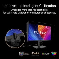 Asus 27'' ProArt PA27UCGE 4K IPS 3840x2160 1ms 160Hz DP HDMI USB-C Hoparlör VESA 3YIL Pivot Monitör