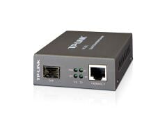TP‑LINK Omada MC220L Ethernet (RJ45) – SFP Gigabit Fiber Medya Dönüştürücü (1000BASE‑T ↔ 1000BASE‑SX/LX), Harici Güç Adaptörlü, Tek Port