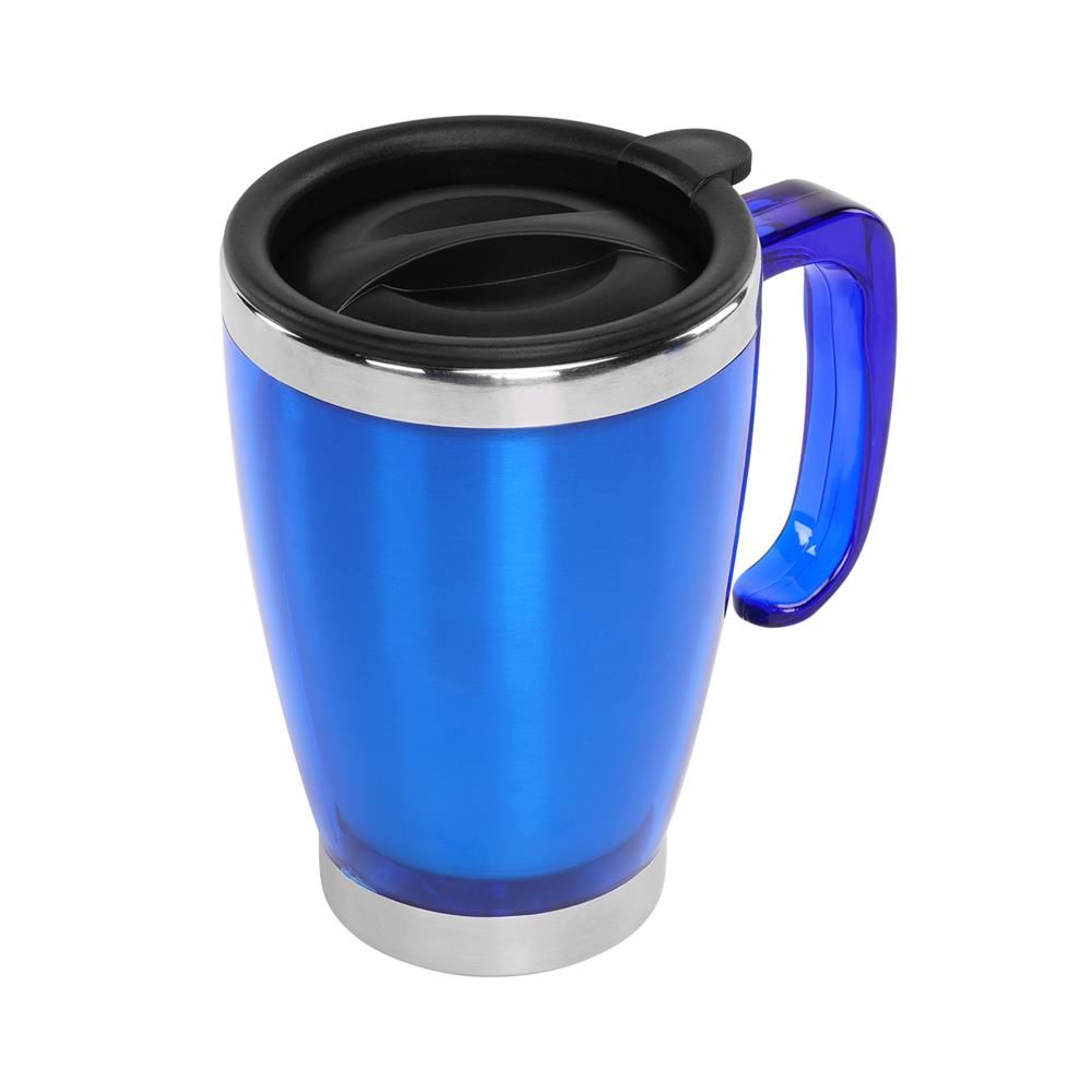 S-link SL-TM1981 Lacivert 415ML İç 304 Dış 201 Paslanmaz Çelik Kupa