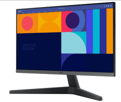 SAMSUNG 24'' Essential LS24D314EAUXUF S3 S31D FHD 1920x1080 75Hz HDMI VGA VESA Siyah Monitör Ofis ve Günlük Kullanım Ekranı