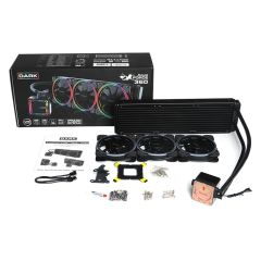 Dark DKCCW360 AquaForce W360 360 mm Fixed RGB LEDli Intel&AMD Uyumlu 3×120 mm PWM Fanlı 393×120×27 mm Radyatörlü Bakır Tabanlı Sıvı Soğutma Sistemi