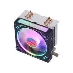 FRISBY FCL‑F1336C (P6S) Intel LGA 1366/115X/1200/1700 – AMD AM2/AM2+/AM3/AM4/AM5 6 Saf Bakır Borulu 120 mm ARGB PWM Fanlı Hava Soğutucu, 200 W TDP, 24 Ay Garanti