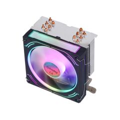 FRISBY FCL‑F1336C (P6S) Intel LGA 1366/115X/1200/1700 – AMD AM2/AM2+/AM3/AM4/AM5 6 Saf Bakır Borulu 120 mm ARGB PWM Fanlı Hava Soğutucu, 200 W TDP, 24 Ay Garanti