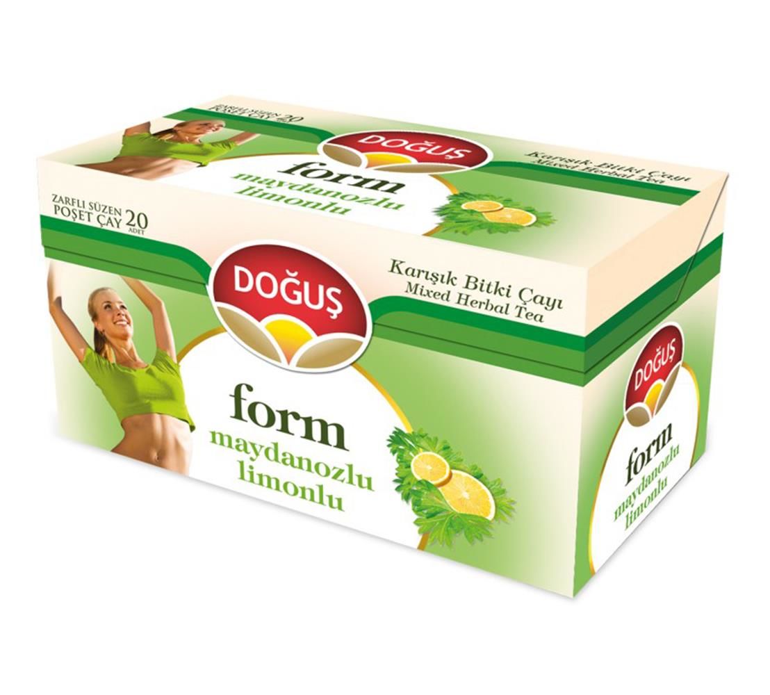 Doğuş Form Maydanozlu Limonlu Bitki Karışımlı Çay 20 Adet x 2 g (40 g)