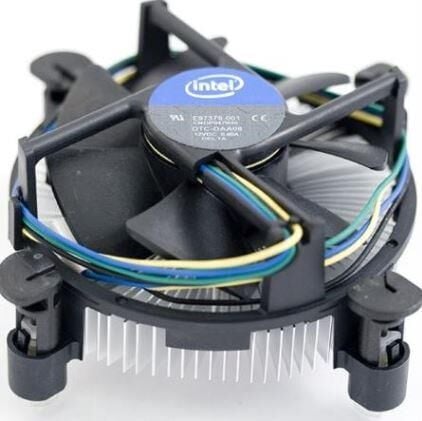 Intel E97379‑003 LGA 1150/1151/1155/1156/1200 Intel Orijinal 90 mm 4‑Pin PWM Alüminyum Heatsink 65 W TDP CPU Fan