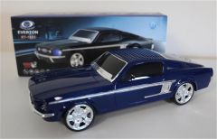 EVERTON RT-1951 Dark Blue Arabalı Bluetooth FM-USB-TF-AUX Şarjlı Nostaljik Radyo