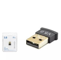 Hadron HDX2254 Bluetooth Dongle PC USB V5.0 Siyah – Evrensel USB 2.0/3.0/4.0 Arabirim, 20 m Menzil, Bluetooth 5.0 Teknolojisi