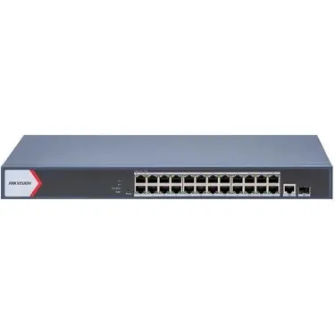 HIKVISION DS-3E0326P-E/M(B) 24xFE+1xGE-1GE/SPF 240W POE SWITCH