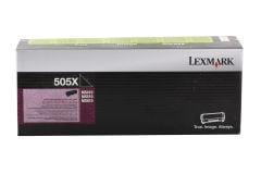 Lexmark 505X (50F5X00) Black (Siyah) Orijinal Yüksek Kapasiteli Toner Kartuşu - 10.000 Sayfa