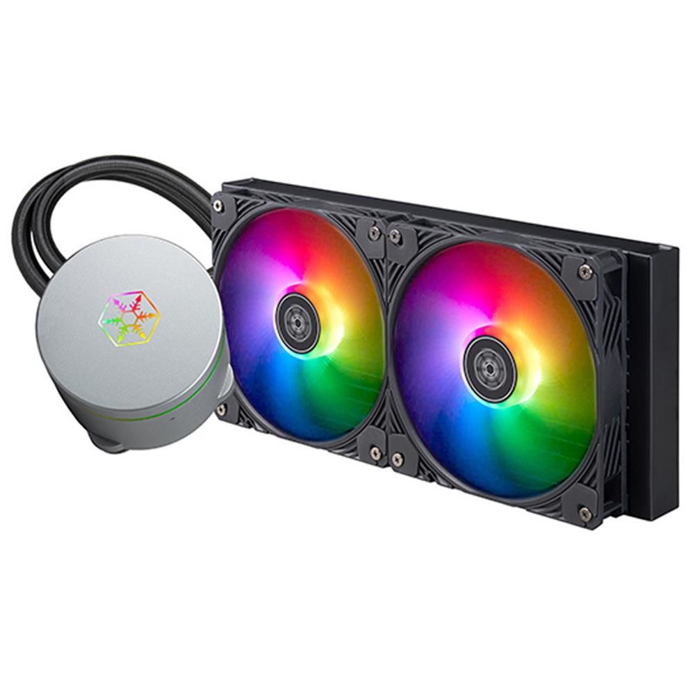 Silverstone SST‑IM280‑ARGB IceMyst 280 2×14 cm ARGB Fanlı 280 mm Radyatörlü Intel LGA115X/1200/1700/1851/2011/2066 & AMD AM4/AM5 Uyumlu Sıvı Soğutucu