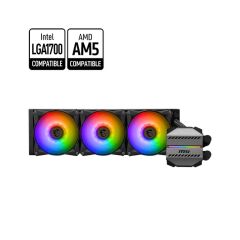 MSI MAG CORELIQUID M360 360 mm ARGB LED 3×120 mm Fanlı AIO Sıvı CPU Soğutucu – Intel LGA 1150/1151/1155/1156/1200/1700/2011/2066 & AMD AM4/AM5/TR4 Uyumlu