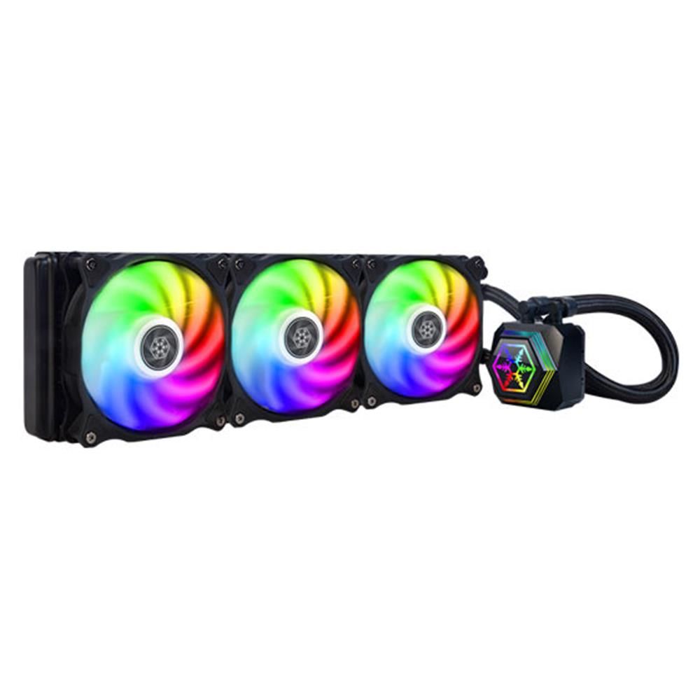 SilverStone SST-PF360-ARGB-V2 ARGB 360mm 3 x 120mm Fanlı Intel LGA 1700/1200/115X/2066/2011/AM4/TR4 Uyumlu Adreslenebilir RGB Sıvı İşlemci Soğutucu