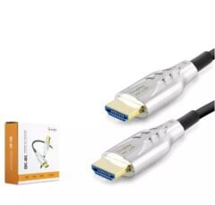 Hadron HDX2049 HDMI Kablosu PVC 8K (7680×4320) 60 Hz HDMI 2.1 Optik OD 8.0 – 20 Metre Siyah