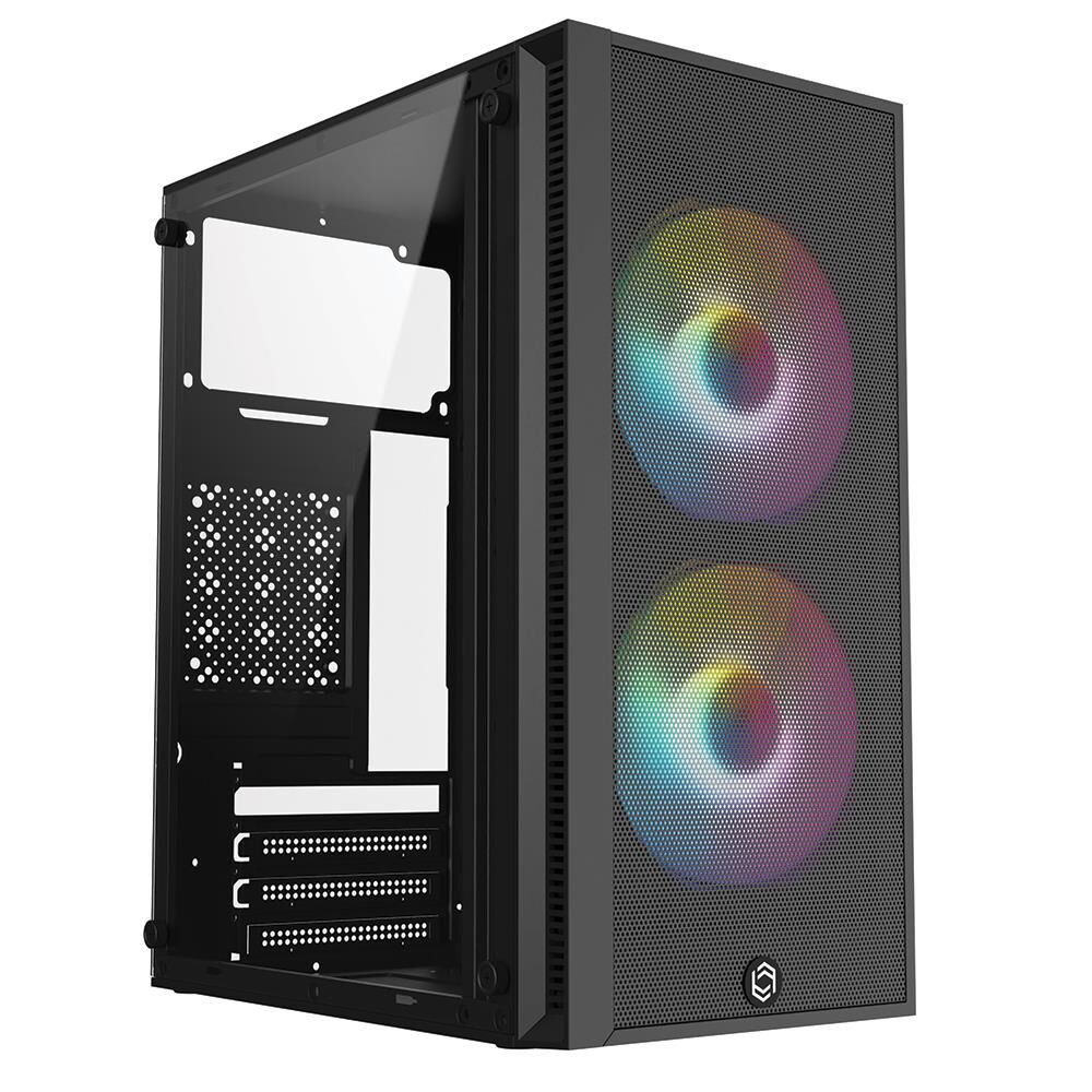 Frisby FC-8970G 300W 2 Adet Rainbow Fanlı Mini-Tower Gaming Kasa