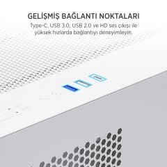 JAMES DONKEY STARK S700 750W BEYAZ GAMING KASA