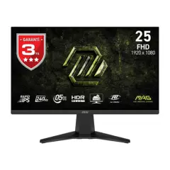24.5 MSI MAG 255F X24 0.5MS 240HZ FHD Adaptive Sync Rapid IPS Gaming Monitör
