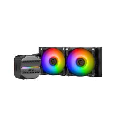 MSI MAG CORELIQUID M240 240 mm ARGB 2×120 mm Fanlı Copper Soğutma Bloğu & Alüminyum Radyatör 12‑Path 3100 RPM Pompa LGA1150/1151/1155/1156/1200/1700/2011/2066, AMD AM4/AM5 Destekli CPU Sıvı Soğutucu