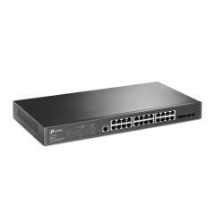TP‑LINK OMADA TL‑SG3428 24×10/100/1000 Mbps RJ45 + 4×1 Gbps SFP L2+ Yönetilebilir Fanless Rackmount Switch