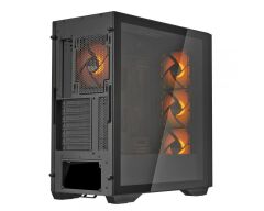 Cougar Uniface RGB 750W 80+ Bronze Temperli Cam USB 3.0 Mesh Siyah ATX Mid-Tower Gaming Kasa