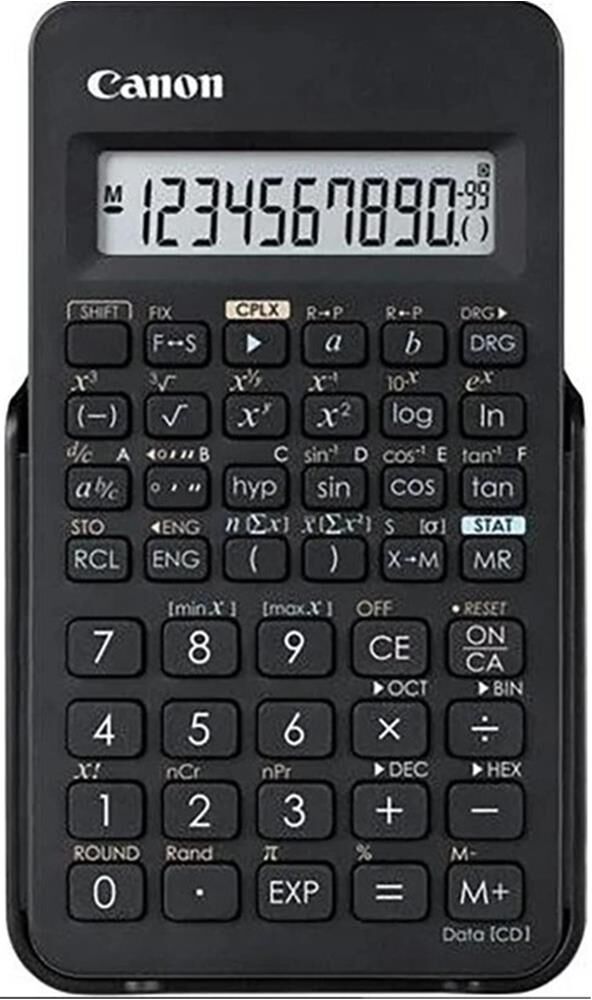Canon F-605G Siyah 154 Fonksiyonlu 10+2 Haneli Bilimsel Hesap Makinesi