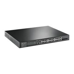 TP-Link Omada TL-SG3428XMP 24×Gigabit RJ45 PoE+ + 4×10G SFP+ L2+ Yönetilebilir Fanlı Rackmount Switch (384W PoE)