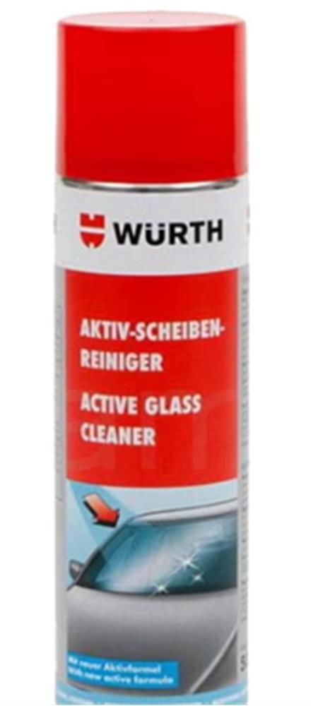 Würth Aktif Cam Temizleme Köpüğü İç ve Dış Cam Parlatıcı Sprey (500 ml)
