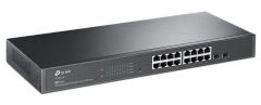TP‑LINK OMADA TL‑SG2218 16×10/100/1000 Mbps RJ45 + 2× Gigabit SFP L2+ Yönetilebilir Fanless Rackmount Switch