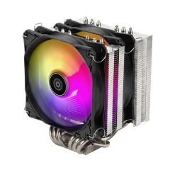 SilverStone SST‑HYD120‑ARGB Hydrogon D120 ARGB 6×6 mm Isı Borulu Dual‑Tower CPU Hava Soğutucu 2×120 mm PWM ARGB Fan 30,5 dB(A) Gürültü, 153 mm Yüksekliği Notebook ve Masaüstü Sistemler için