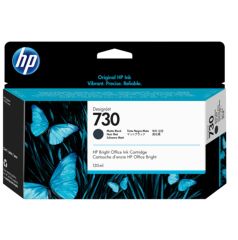 HP 730 130-ml Matte Black (Mat Siyah) DesignJet Plotter Mürekkep Kartuşu (P2V65A)