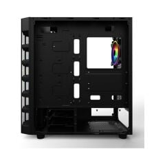 PowerBoost X59RGB‑650W 80+ USB 3.0 Tempered Glass 6 adet 12 cm RGB Fanlı Mid Tower Gaming Kasa ATX/Micro‑ATX/Mini‑ITX (JBST‑X59RGB‑650) 650W PSU Dahil
