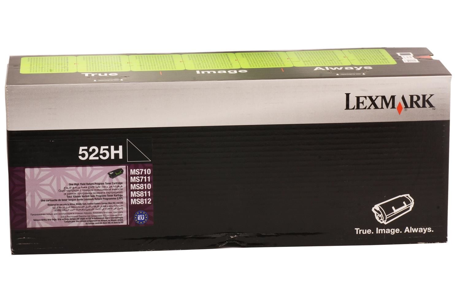 Lexmark 52D5H00 (525H) High Yield Black (Siyah) Yüksek Kapasiteli Lazer Toner Kartuşu (25.000 Sayfa)