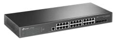 TP-Link Omada TL-SG3428X 24×Gigabit RJ45 + 4×10G SFP+ L2+ Yönetilebilir Fanless Rackmount Switch