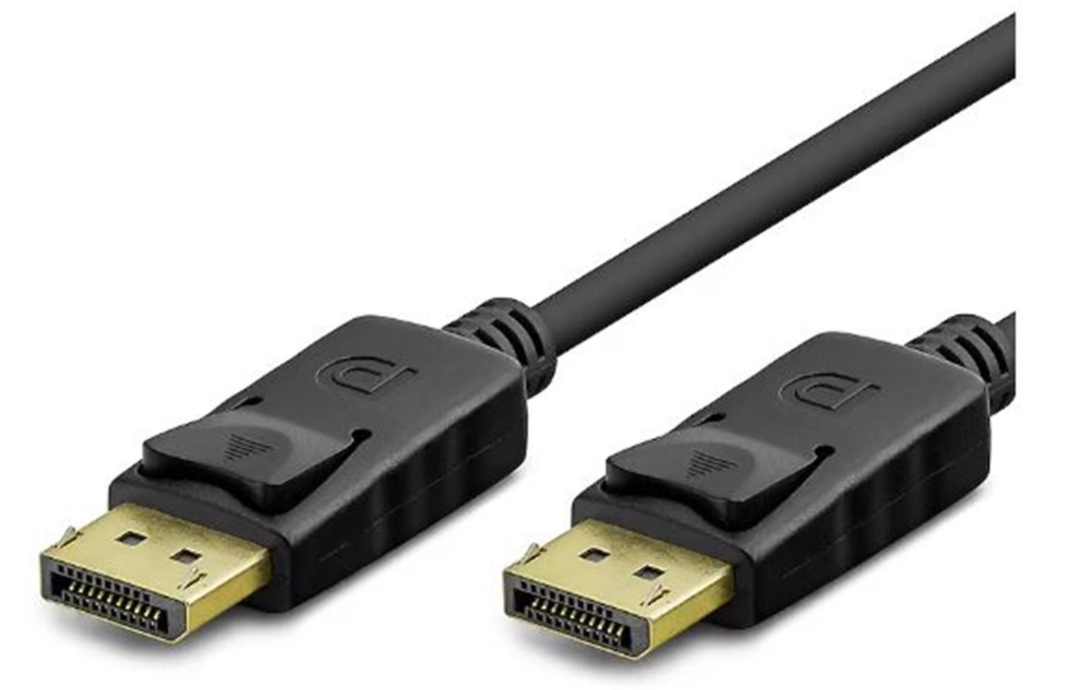 HADRON HDX7820 DisplayPort (M) to DisplayPort (M) Kablo 8K 144Hz Örgülü 2m Siyah