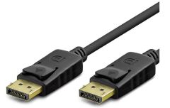 HADRON HDX7820 DisplayPort (M) to DisplayPort (M) Kablo 8K 144Hz Örgülü 2m Siyah