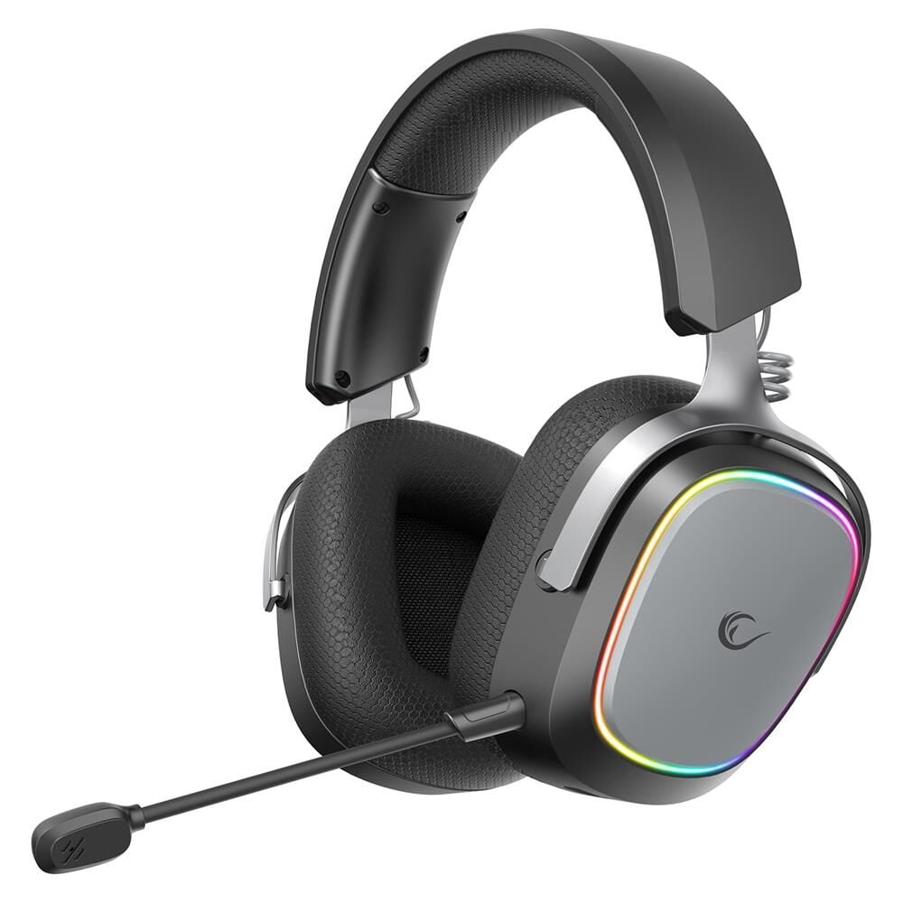 Rampage RETSU Siyah-Gri 2.4GHz Kablosuz + Bluetooth + Kablolu Üç Modlu Oyuncu Kulaklığı